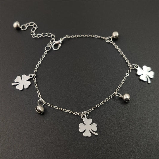 Bohème fleurs et cloche bracelets de cheville pour femmes charme jambe Bracelet bijoux de mode pour Femme cheville Bracelet Cheville Femme
