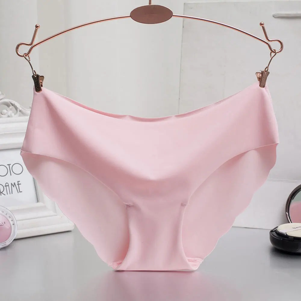 Femmes culottes sous-vêtements Ultra-mince Viscose sans couture slips pour femmes confort taille basse volants Sexy Lingerie été nouveau chaud