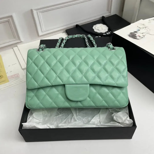 Miroir sacs de créateurs sac à bandoulière sacs à main de luxe femme classique rabat chaîne sac à bandoulière sacs à main en cuir porte-carte rose blanc