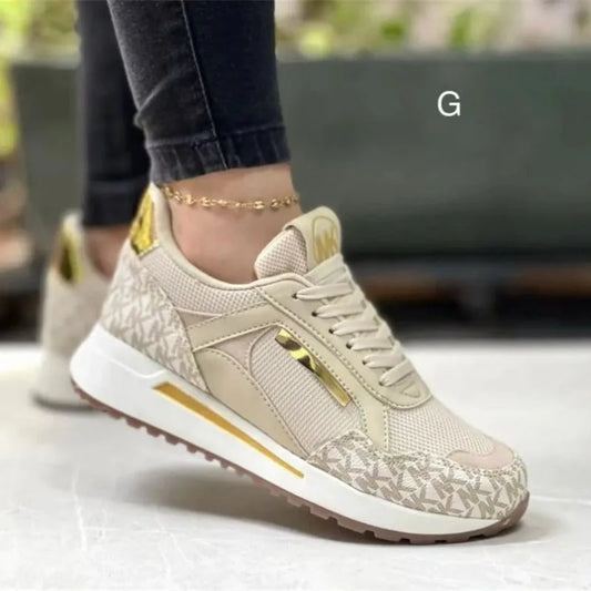 Baskets décontractées pour femmes été nouvelle chaussure compensée femmes confortable respirant en plein air Tennis chaussures De marche Zapatillas De Mujer