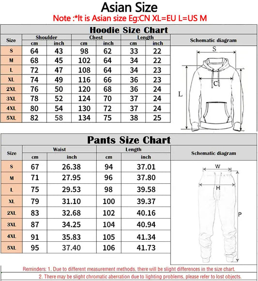 Populaire hommes à manches longues T-Shirts pantalons ensemble mode impression 3D hommes vêtements de sport homme vêtements rue survêtement survêtement 2 pièces tenues