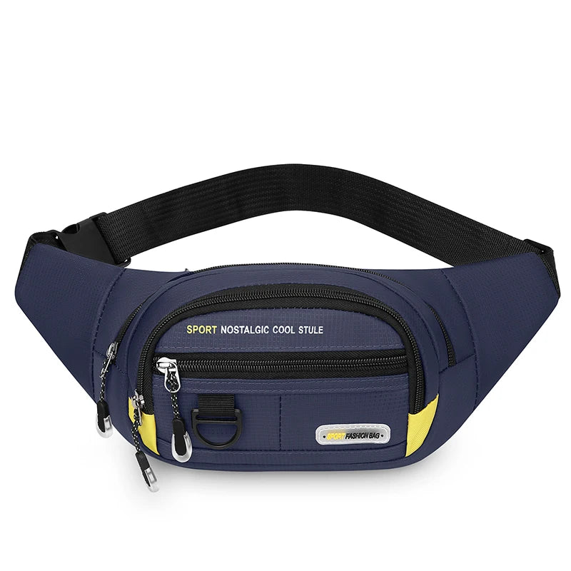 Sac de taille de Fitness de grande capacité pour hommes, Portable, Anti-vol, Ultra fin, petit sac de poitrine, sport, loisirs de plein air, course à pied