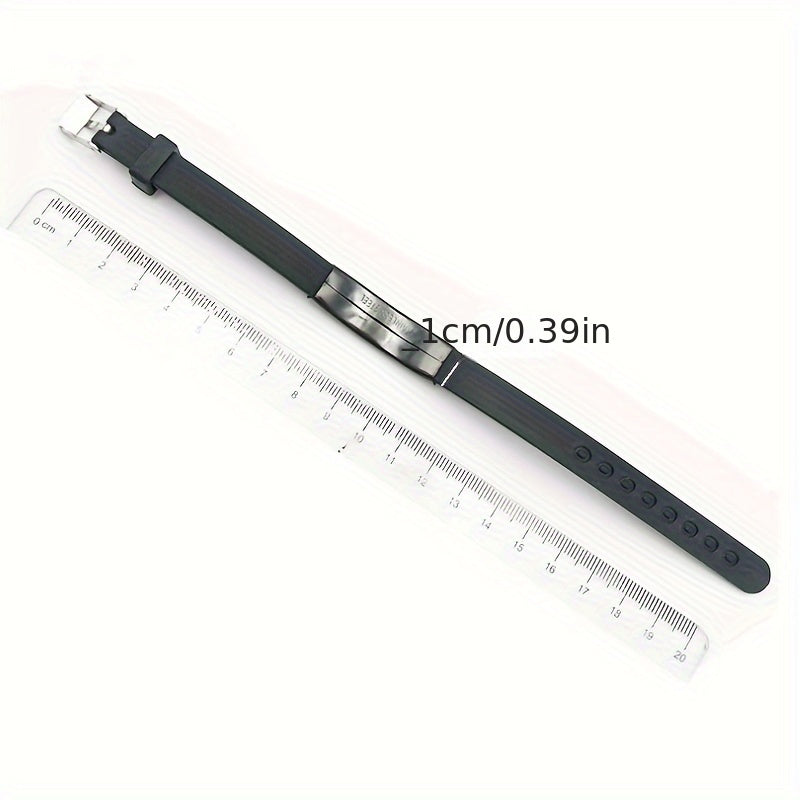 2 Sets Ker King Hi Queen New King and Queen Couple Romantic Crown Adjustable Size Stainless Steel Silicone Bracelet