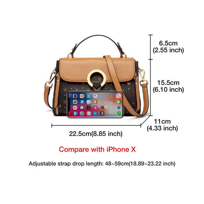 FOXER sac à bandoulière femme Vintage Signature sac fourre-tout 2025 luxe mode femme sac à main sac à bandoulière