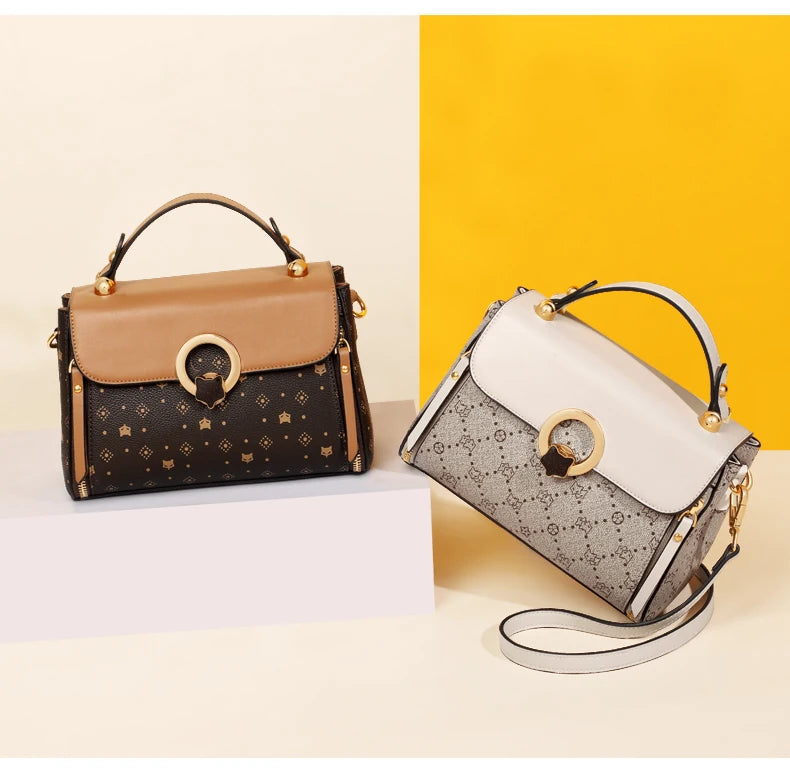 FOXER sac à bandoulière femme Vintage Signature sac fourre-tout 2025 luxe mode femme sac à main sac à bandoulière