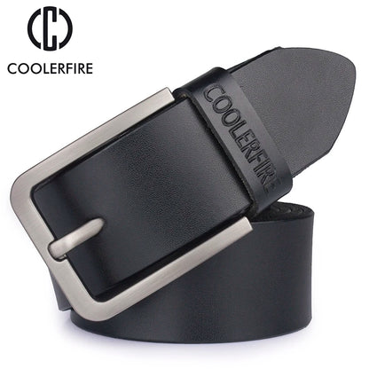 Ceinture en cuir véritable pour hommes, haute qualité, mode, marque de luxe, large environnement, designer, nouveau