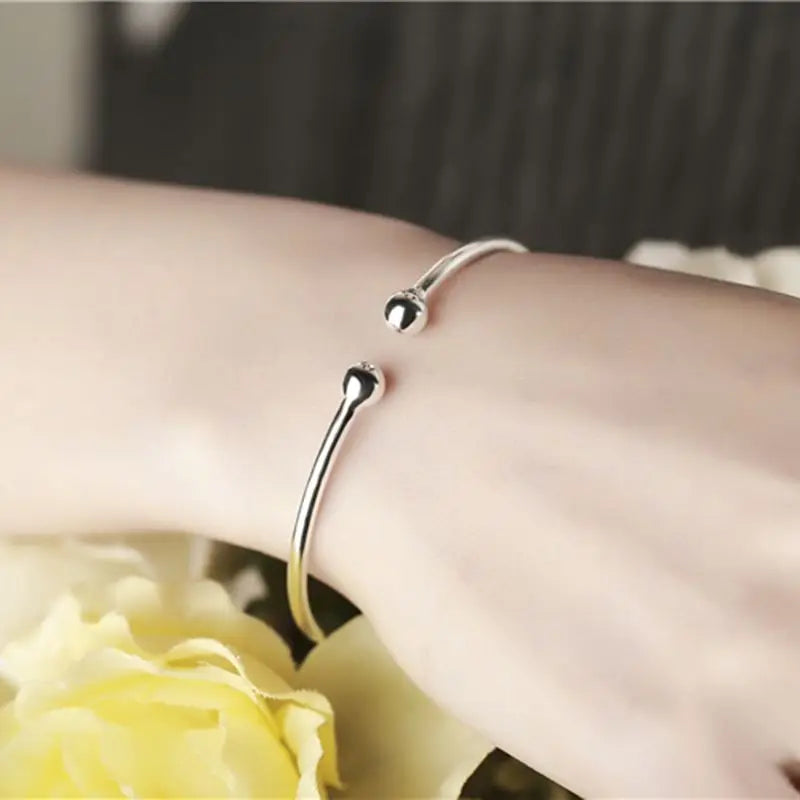 Bracelet à Manchette Ouverte pour Femme et Fille, Bijoux Simples, Minimaliste, Harajuku, Cadeau, Nouvelle Mode, L187