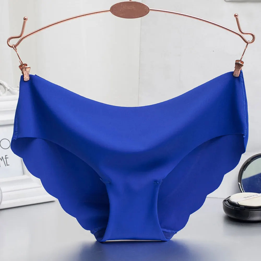 Femmes culottes sous-vêtements Ultra-mince Viscose sans couture slips pour femmes confort taille basse volants Sexy Lingerie été nouveau chaud