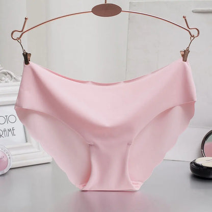 Femmes culottes sous-vêtements Ultra-mince Viscose sans couture slips pour femmes confort taille basse volants Sexy Lingerie été nouveau chaud