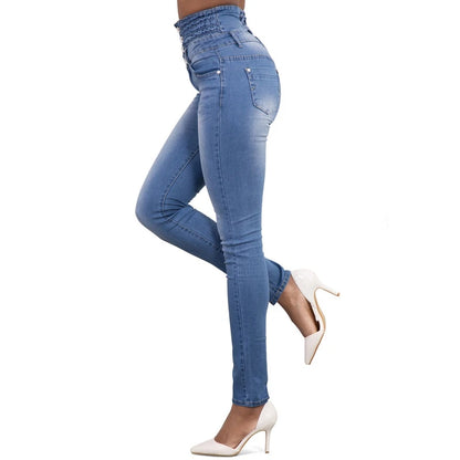 Femmes noir Jean Push Up crayon Denim pantalon dames Vintage taille haute décontractée Stretch maigre maman Jean mince Femme