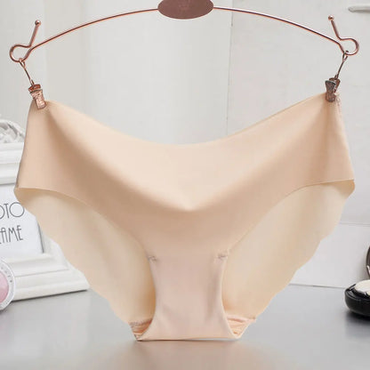 Femmes culottes sous-vêtements Ultra-mince Viscose sans couture slips pour femmes confort taille basse volants Sexy Lingerie été nouveau chaud