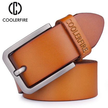 Ceinture en cuir véritable pour hommes, haute qualité, mode, marque de luxe, large environnement, designer, nouveau