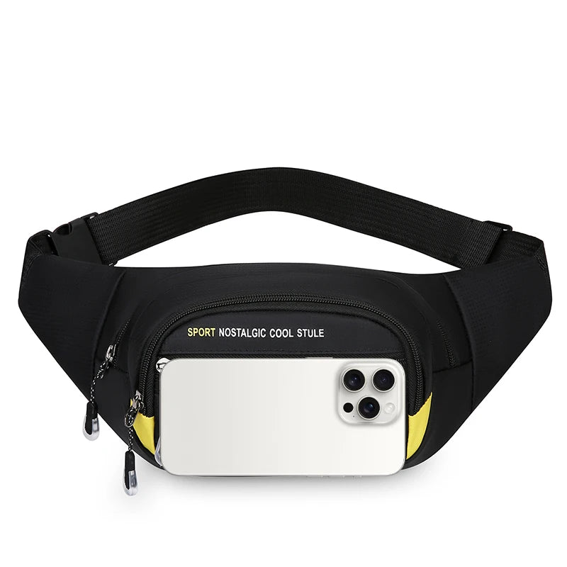 Sac de taille de Fitness de grande capacité pour hommes, Portable, Anti-vol, Ultra fin, petit sac de poitrine, sport, loisirs de plein air, course à pied