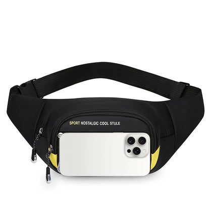 Sac de taille de Fitness de grande capacité pour hommes, Portable, Anti-vol, Ultra fin, petit sac de poitrine, sport, loisirs de plein air, course à pied