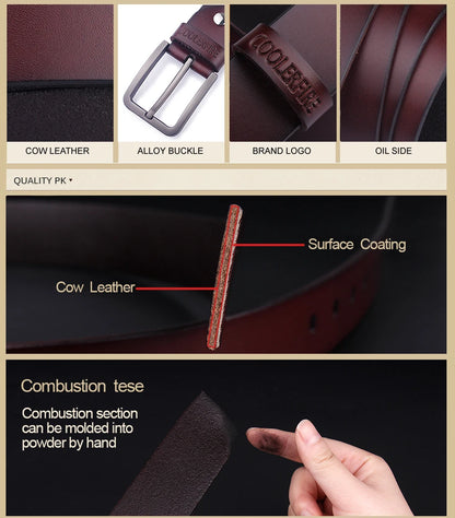 Ceinture en cuir véritable pour hommes, haute qualité, mode, marque de luxe, large environnement, designer, nouveau