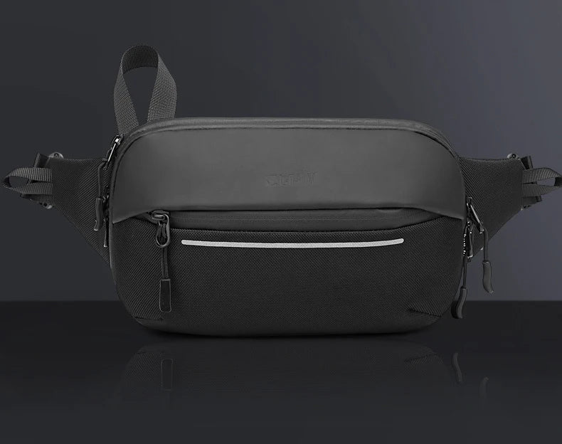 Sac à Bandoulière Multifonction Extensible et Étanche pour Homme, Sacoche de Poitrine, Voyage