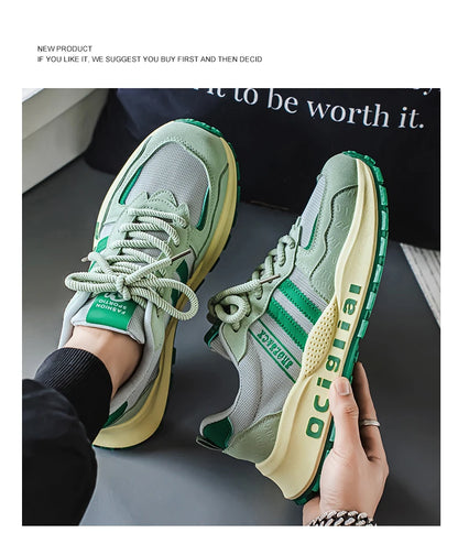 Chaussures décontractées confortables et polyvalentes pour hommes, marque tendance, avec semelles souples, antidérapantes et résistantes à l'usure, Zapatos Hombre