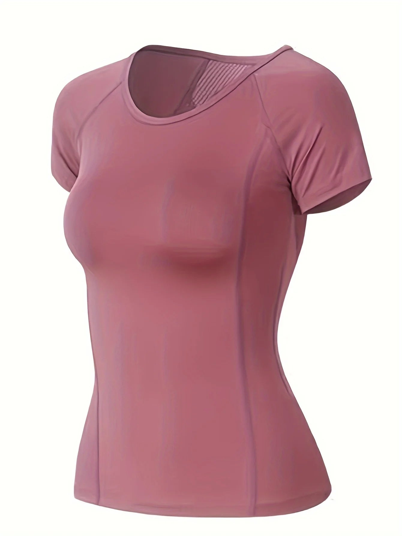 T-shirt de sport pour femmes, respirant, sexy, beauté du dos, vêtements de fitness, séchage rapide, entraînement de course, haut de yoga à manches courtes, été