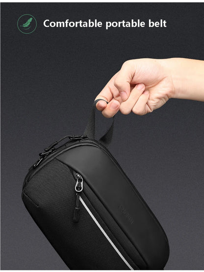 Sac à Bandoulière Multifonction Extensible et Étanche pour Homme, Sacoche de Poitrine, Voyage