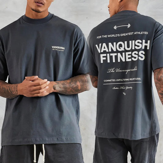 Grandes manches courtes hommes T-shirts été nouveau sport loisirs coton col rond mode vêtements salle de sport chemises de course homme