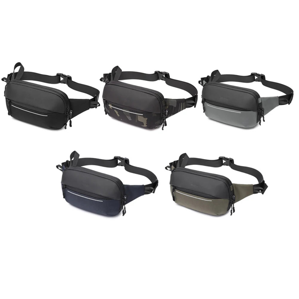Sac à Bandoulière Multifonction Extensible et Étanche pour Homme, Sacoche de Poitrine, Voyage
