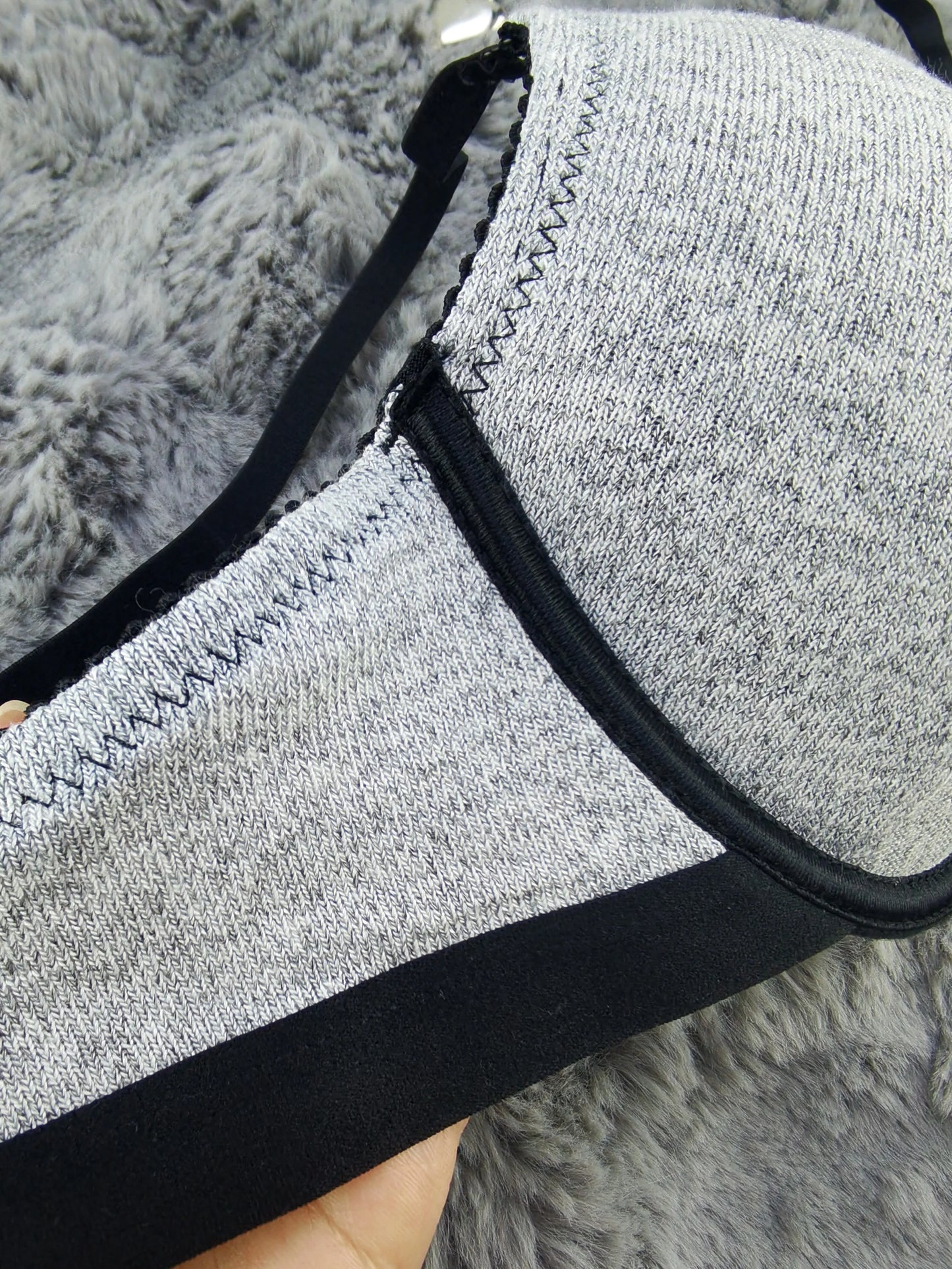 Sous-vêtements Sexy pour femmes avec jantes en acier, bretelles Push Up rassemblées, soutien-gorge réglable, Lingerie tricotée confortable au quotidien