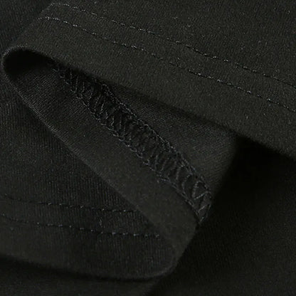 T-shirt femme nouveau Streetwear printemps mode décontracté mince T-shirt élégant femme Sexy noir dame polyvalent tricoté t-shirts vêtements