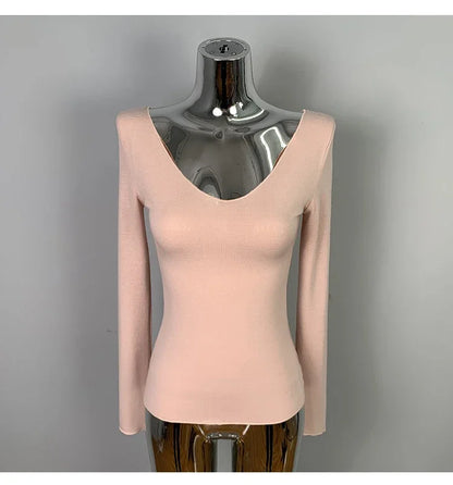 T-Shirt femmes basique décontracté 2025 été T-Shirt col rond Femme vêtements Sexy poitrine basse voir à travers doux mince hauts T-Shirt Femme