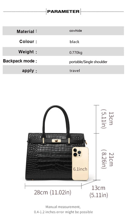 Sac en peau de vache première couche, sac rouge pour mère, sac à main à la mode pour femme, sac à bandoulière en cuir véritable pour mariage