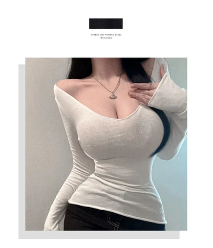 T-Shirt femmes basique décontracté 2025 été T-Shirt col rond Femme vêtements Sexy poitrine basse voir à travers doux mince hauts T-Shirt Femme