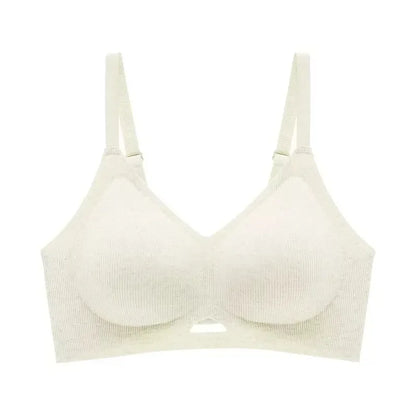 Sous-vêtements sans couture pour femmes, soutien fin et doux, froncés, seins latéraux, soutien-gorge Anti-affaissement, confortable et respirant