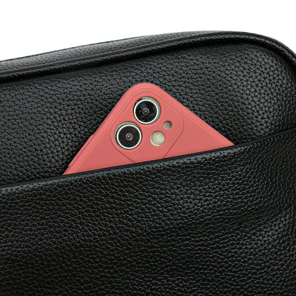 Sac à bandoulière en cuir pour femme, sac à bandoulière avec 2 sangles, sacs à main simples et solides, design de marque, mode