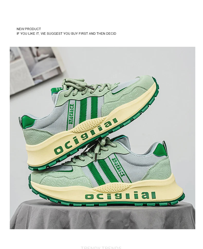 Chaussures décontractées confortables et polyvalentes pour hommes, marque tendance, avec semelles souples, antidérapantes et résistantes à l'usure, Zapatos Hombre