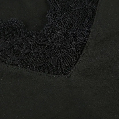 T-shirt femme nouveau Streetwear printemps mode décontracté mince T-shirt élégant femme Sexy noir dame polyvalent tricoté t-shirts vêtements