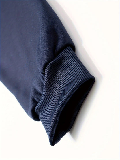 Ensemble sweat-shirt à capuche + pantalon de survêtement pour hommes, mode décontractée, chaud, motif MILANO ITALIA imprimé, ample, peluche épaisse, automne et hiver