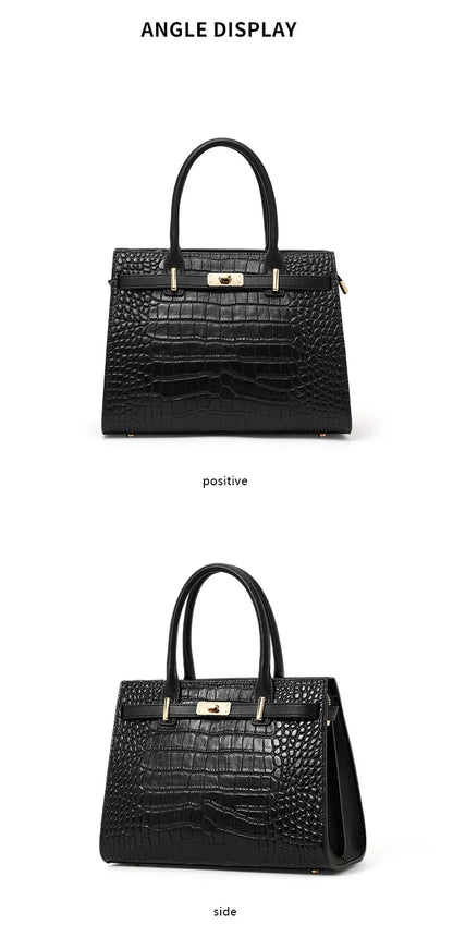 Sac en peau de vache première couche, sac rouge pour mère, sac à main à la mode pour femme, sac à bandoulière en cuir véritable pour mariage