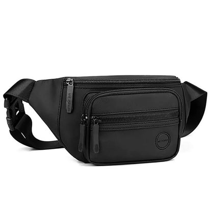 Hommes taille ceinture sac Fanny Pack multi-poches moto cavalier Sports de plein air escalade décontracté en Nylon mâle fronde poitrine Bum hanche sacs