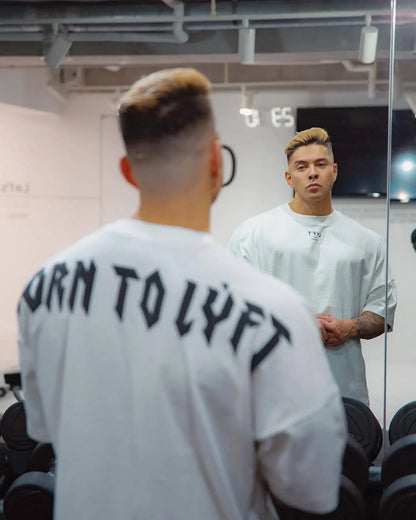 Coupe ample hommes été automne sport T-Shirt Fitness basket-ball à manches courtes élastique haut décontracté en Style coréen grande taille