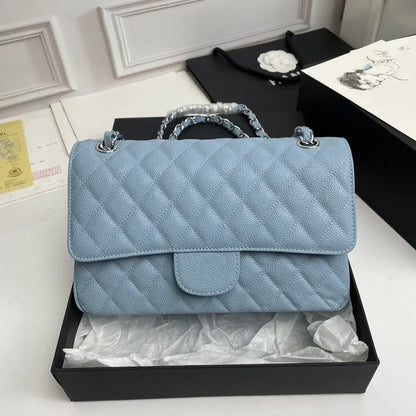 Miroir sacs de créateurs sac à bandoulière sacs à main de luxe femme classique rabat chaîne sac à bandoulière sacs à main en cuir porte-carte rose blanc