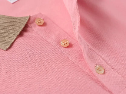 Polo d'été à manches courtes pour hommes, LOGO brodé, grande taille, T-shirt d'affaires en Nylon fin, respirant, de haute qualité