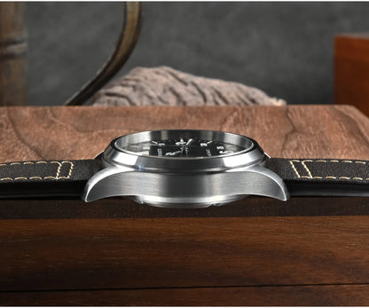 San Martin – montre pilote pour hommes, 37mm, Miyota 8215, mode Simple, militaire, automatique, mécanique, étanche à 100m, BGW-9