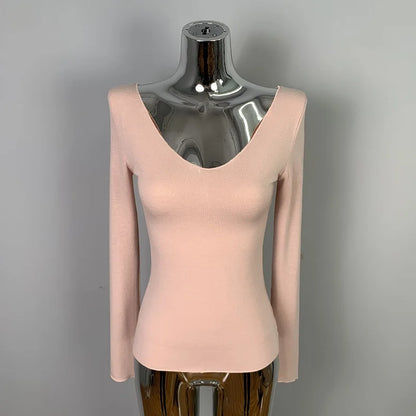 T-Shirt femmes basique décontracté 2025 été T-Shirt col rond Femme vêtements Sexy poitrine basse voir à travers doux mince hauts T-Shirt Femme