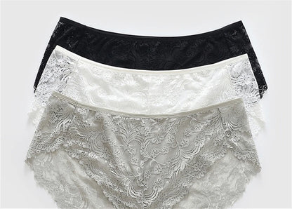 Sous-vêtements femmes coton ropa intérieur femenina surdimensionné lingerie dentelle doux calzones para mujer élégant sans couture sexy culotte nouveau