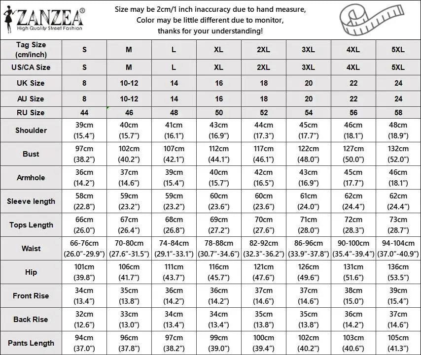 ZANZEA femmes mode 2 pièces Blazer costumes cranté revers à manches longues Blazer pantalon ensembles élégant bureau dame solide 2 pièces tenues