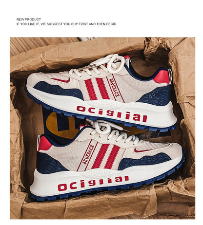 Chaussures décontractées confortables et polyvalentes pour hommes, marque tendance, avec semelles souples, antidérapantes et résistantes à l'usure, Zapatos Hombre