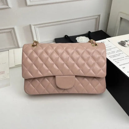 Miroir sacs de créateurs sac à bandoulière sacs à main de luxe femme classique rabat chaîne sac à bandoulière sacs à main en cuir porte-carte rose blanc