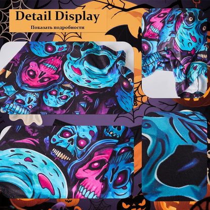 FARDLY 3 pièces cadeau d'Halloween pour hommes Boxer pour hommes sous-vêtements doux et respirants caleçons extensibles confortables