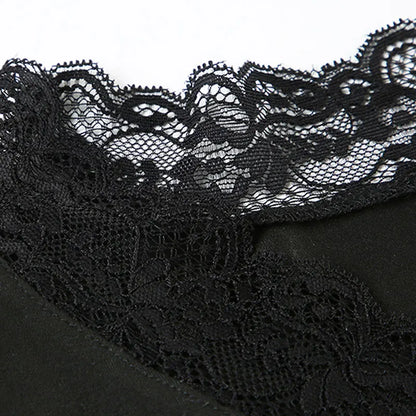 T-shirt femme nouveau Streetwear printemps mode décontracté mince T-shirt élégant femme Sexy noir dame polyvalent tricoté t-shirts vêtements