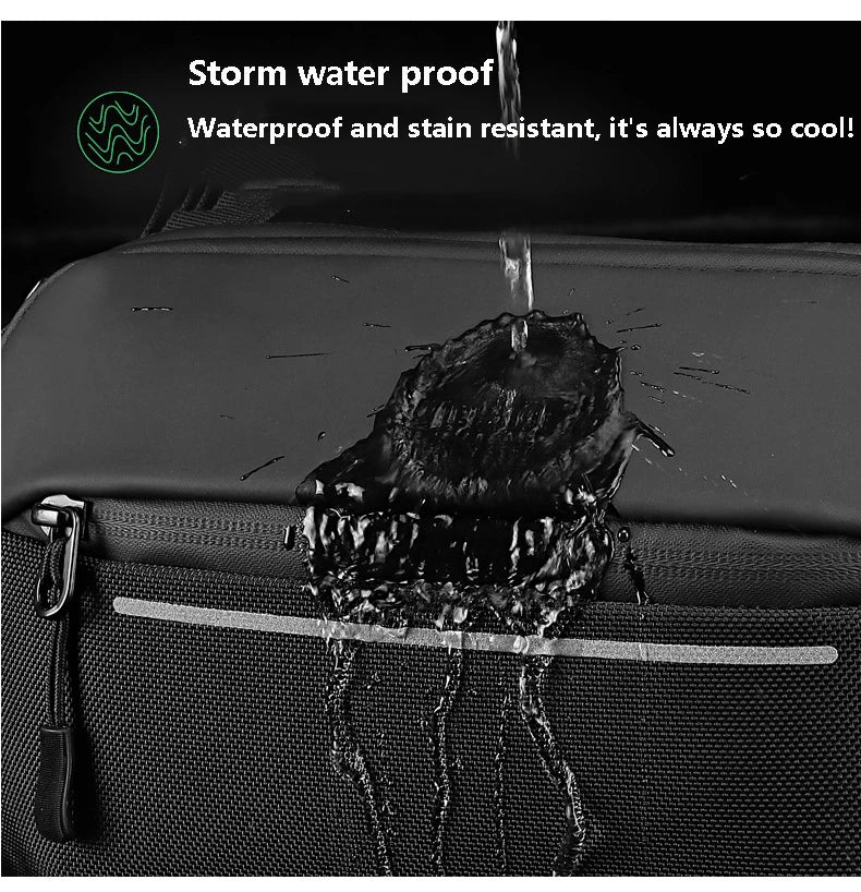 Sac à Bandoulière Multifonction Extensible et Étanche pour Homme, Sacoche de Poitrine, Voyage