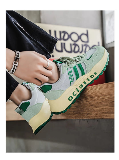 Chaussures décontractées confortables et polyvalentes pour hommes, marque tendance, avec semelles souples, antidérapantes et résistantes à l'usure, Zapatos Hombre